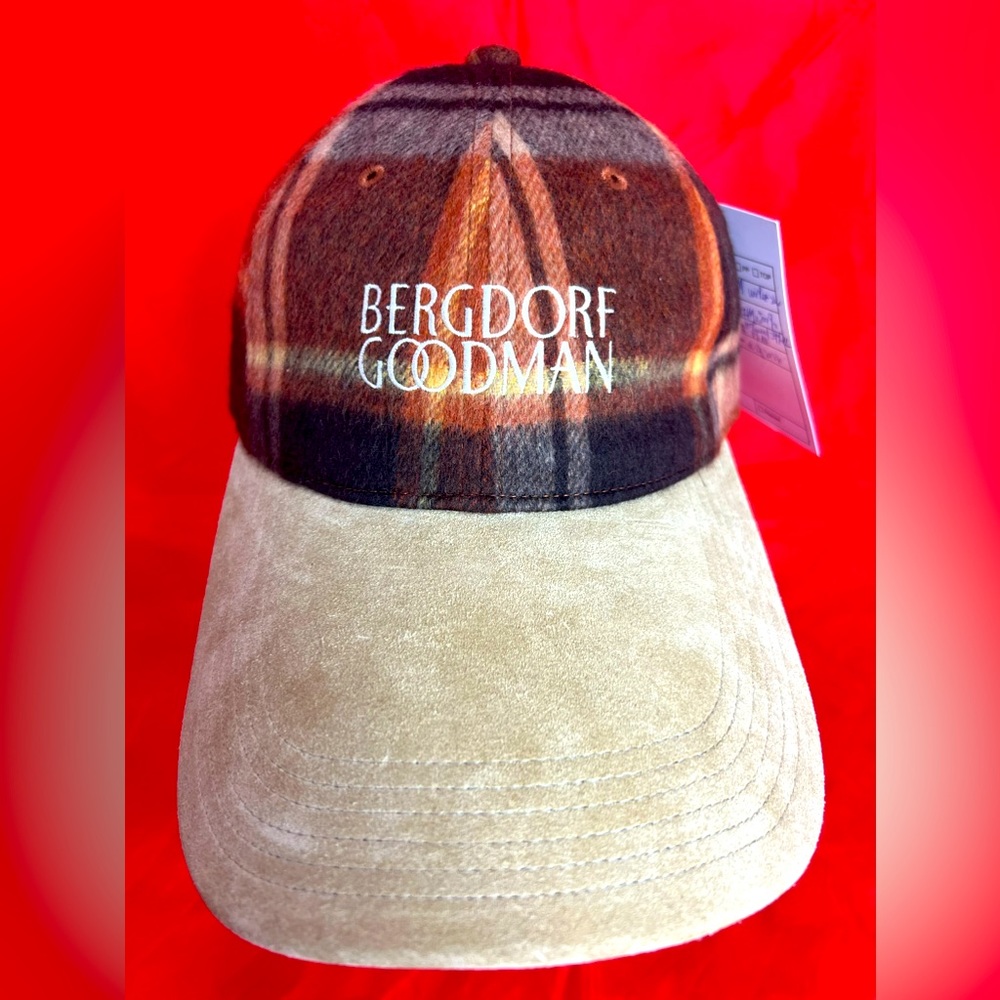 KITH BRUSHED WOOL BERGDORF GOODMAN LONG BILL HAT-bergamot